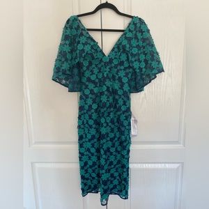 New Dress the Population Green Lace Dress